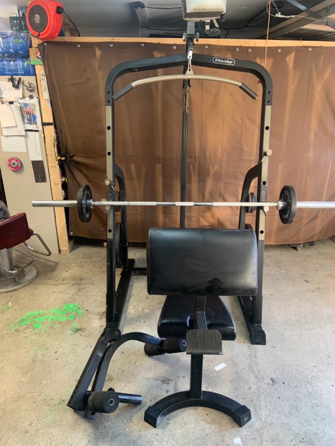 Nautilus Weight Bench with Weights