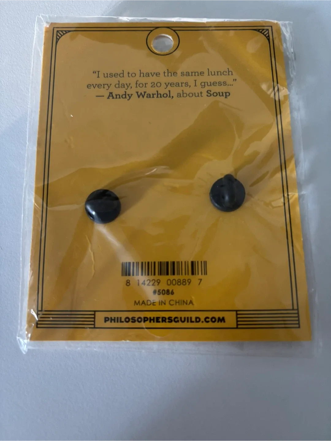 Philosopher's Guild Andy Warhol Pin Set - New image indicator(2)