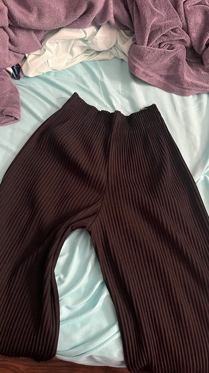 Oversized Wide leg black pants thumbnail