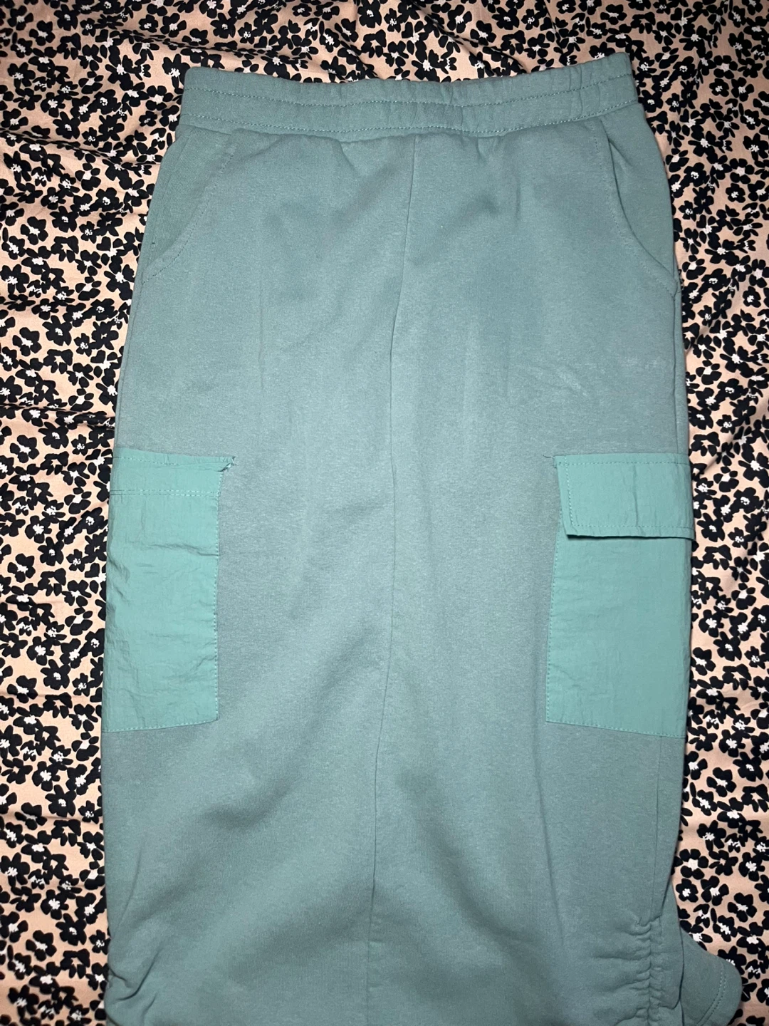 Primark XS Green Cargo Pocket Lounge Pants