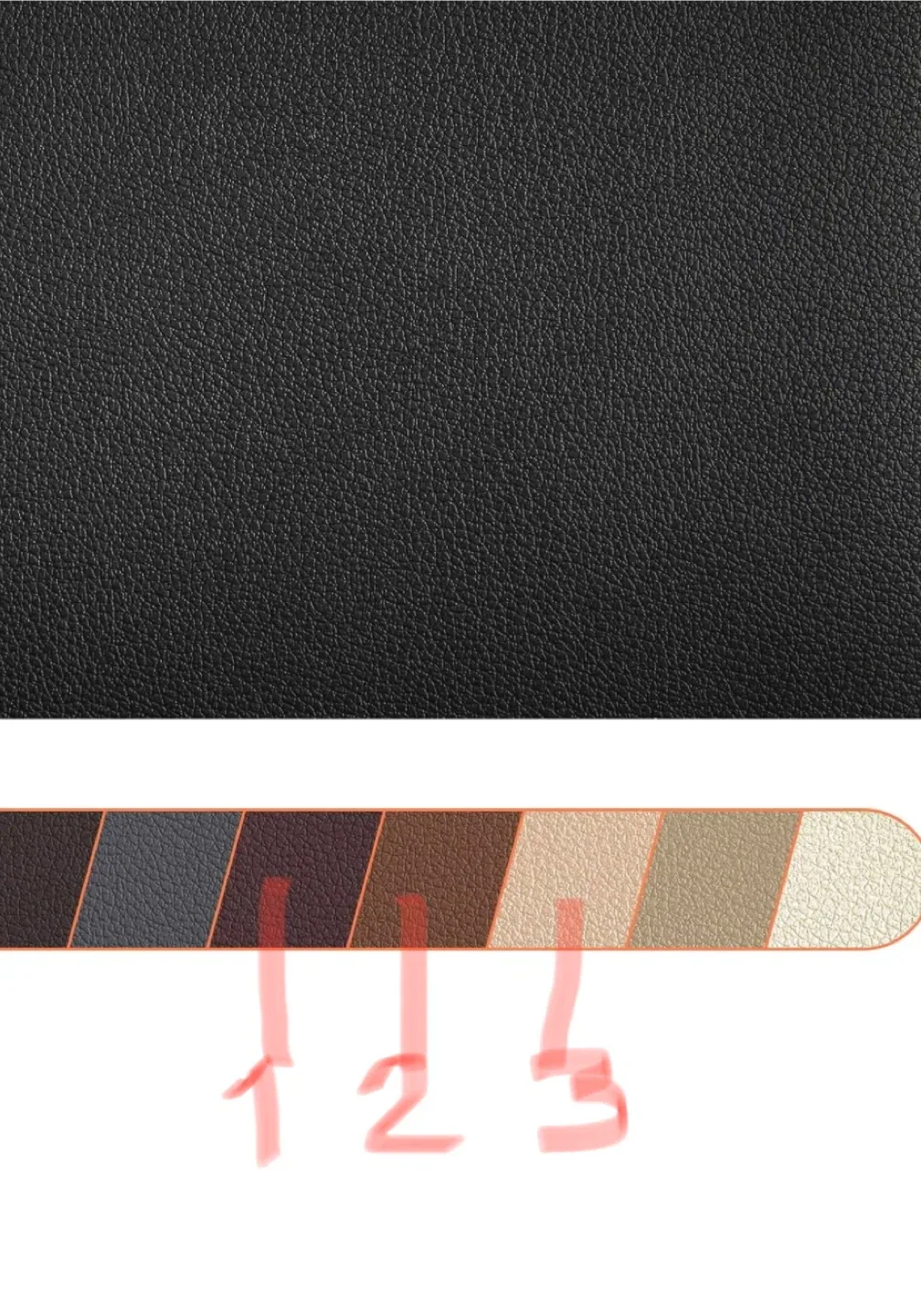 Chairs or car seat refresh with leather rolls image indicator(2)