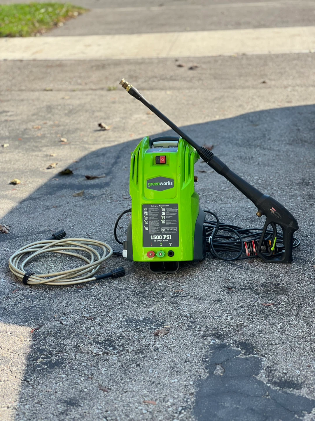Greenworks 1500 PSI Electric Pressure Washer