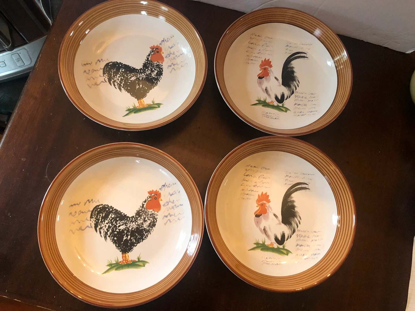 Rooster Bowls. 4
