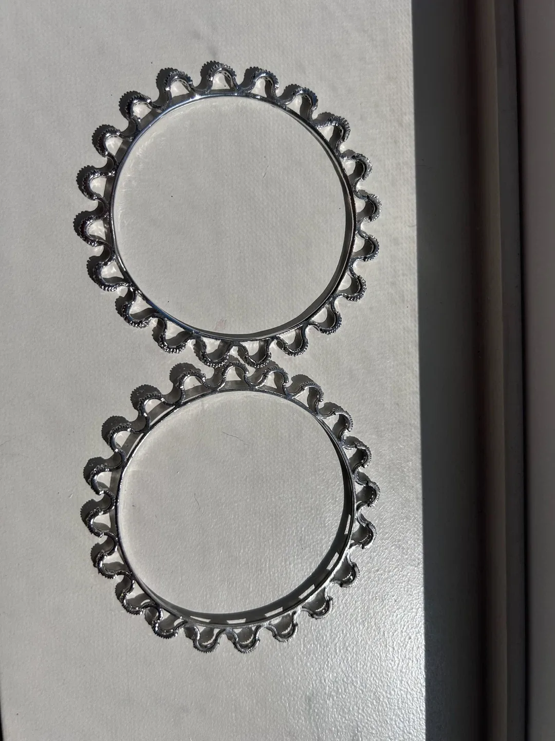 Silver Bangles - Set of 2 image indicator(2)