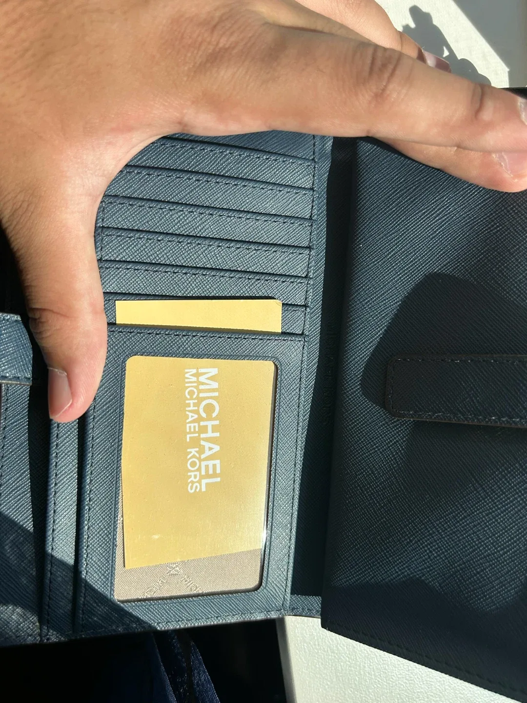 Michael Kors Wristlet Wallet - Blue image indicator(2)