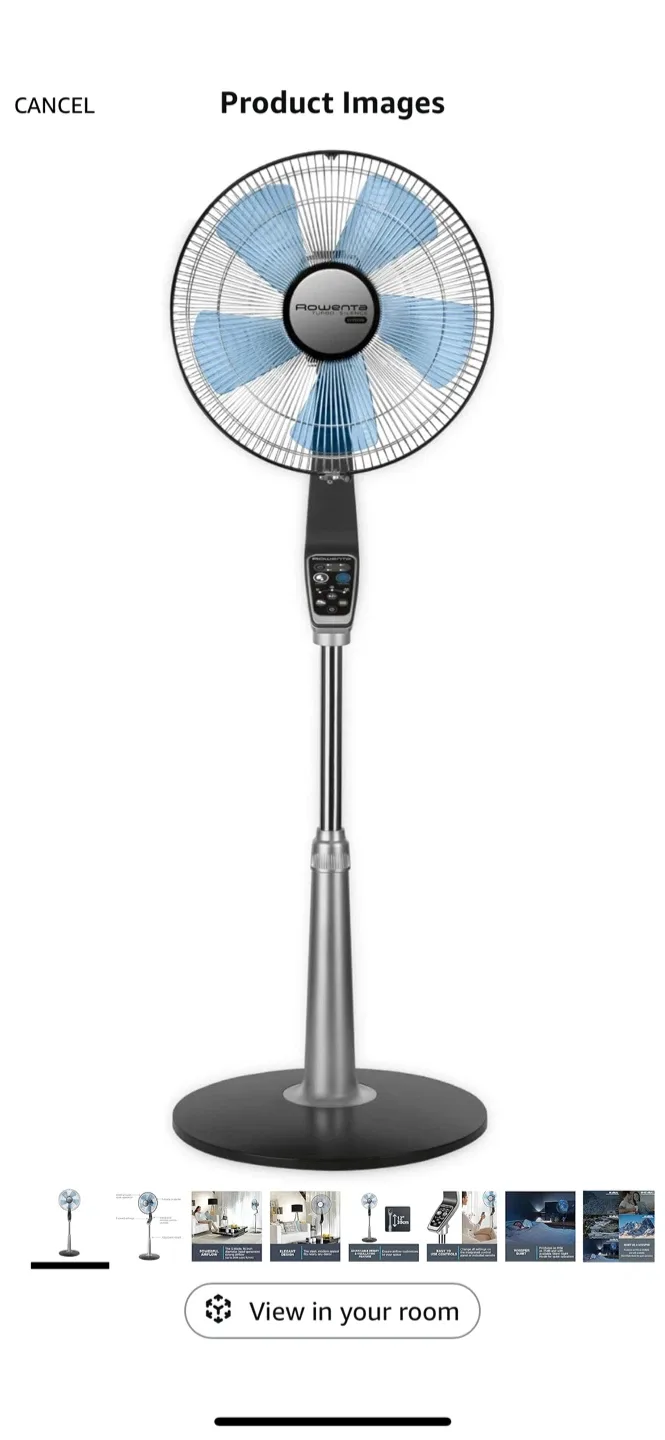 Rowenta VU5670 Turbo Silence Stand Fan thumbnail