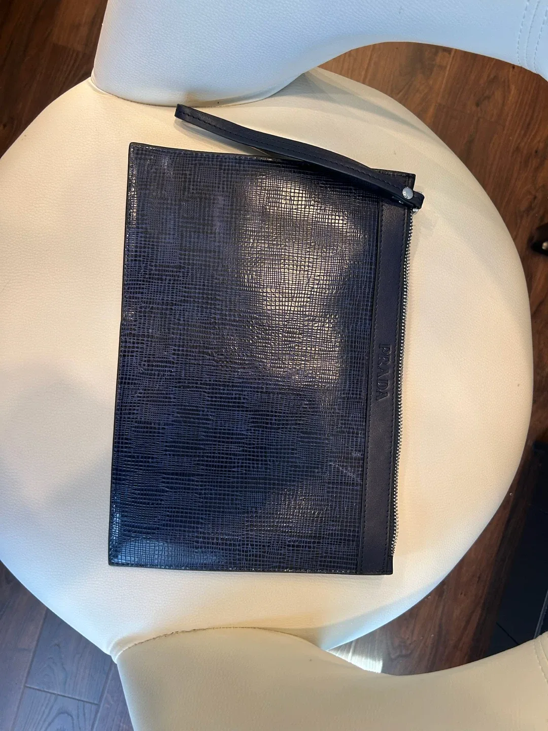 XL Prada Blue Clutch Bag image indicator(2)