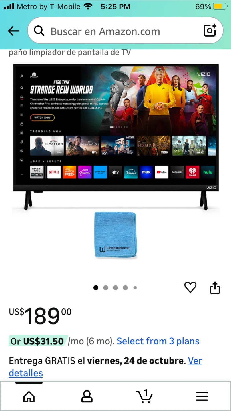 Vizio TV 42” - photo 2