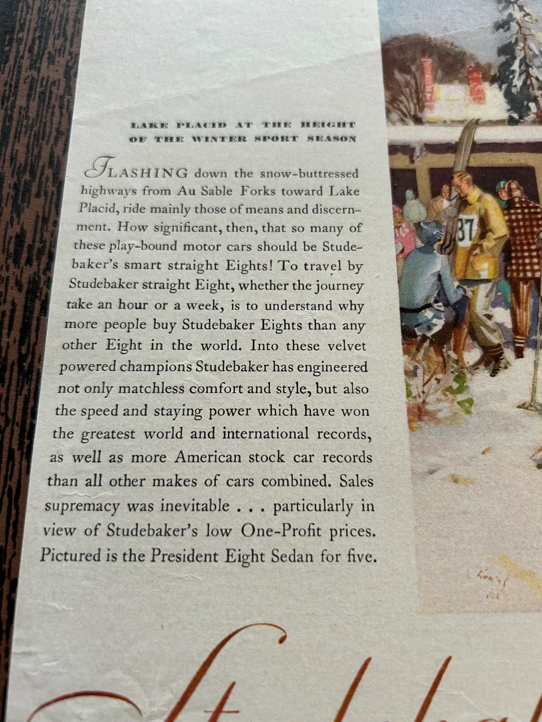 vintage Studebaker President Eight Sedan, 1930 car ad image indicator(2)