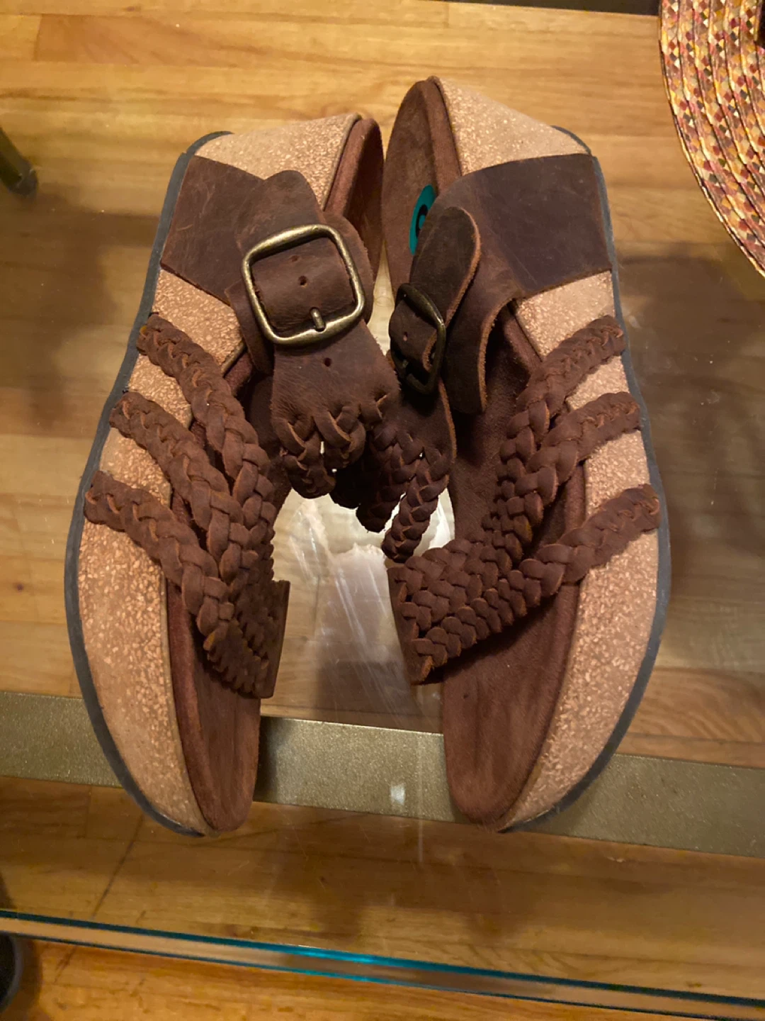 Brown Leather Sandals - - photo 2
