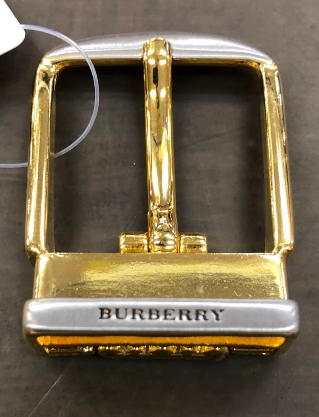 Burberry Gold Tone Belt Buckle