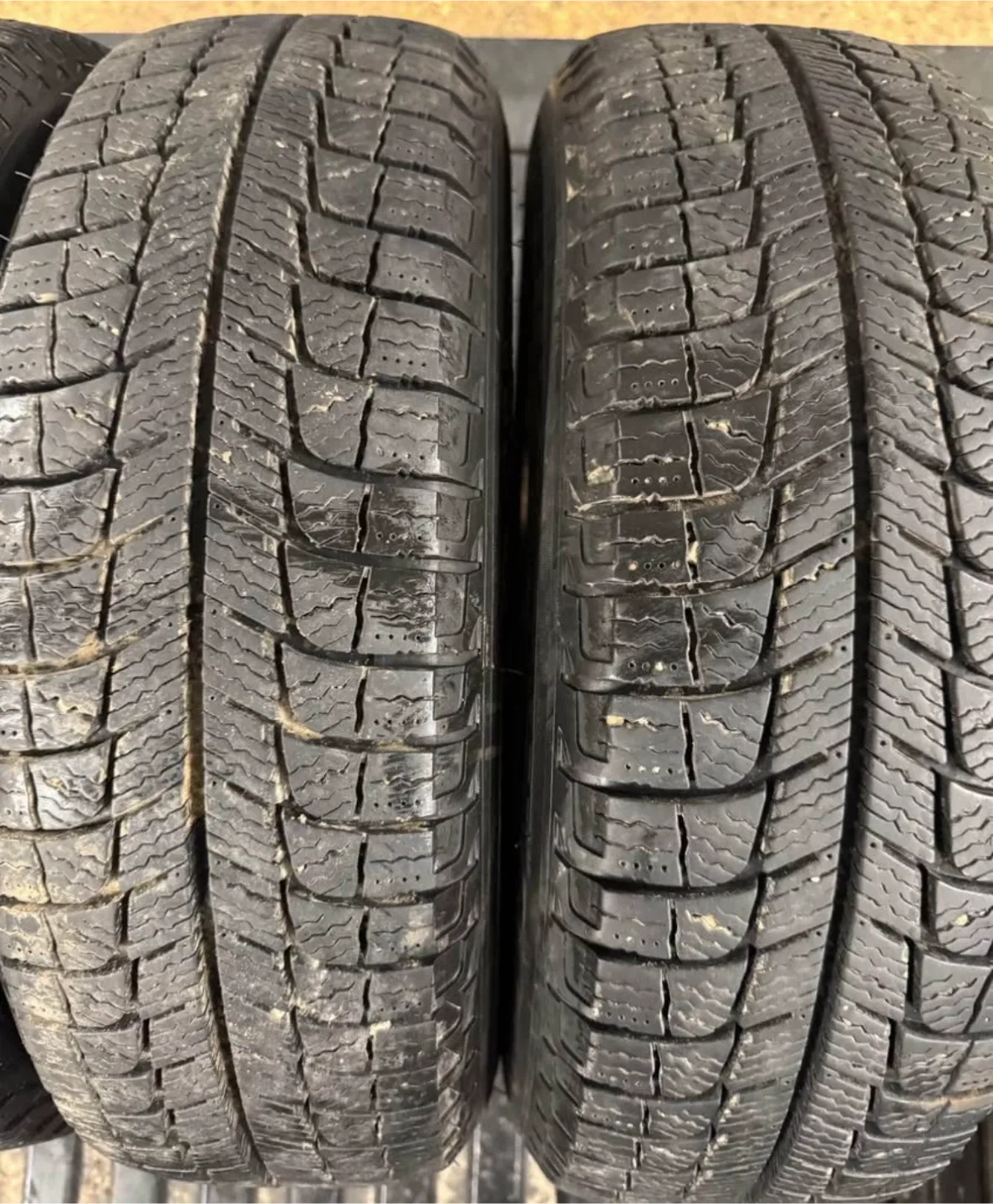185/65r14 Michelin Winter tires+rims 4x100 PCD image indicator(4)