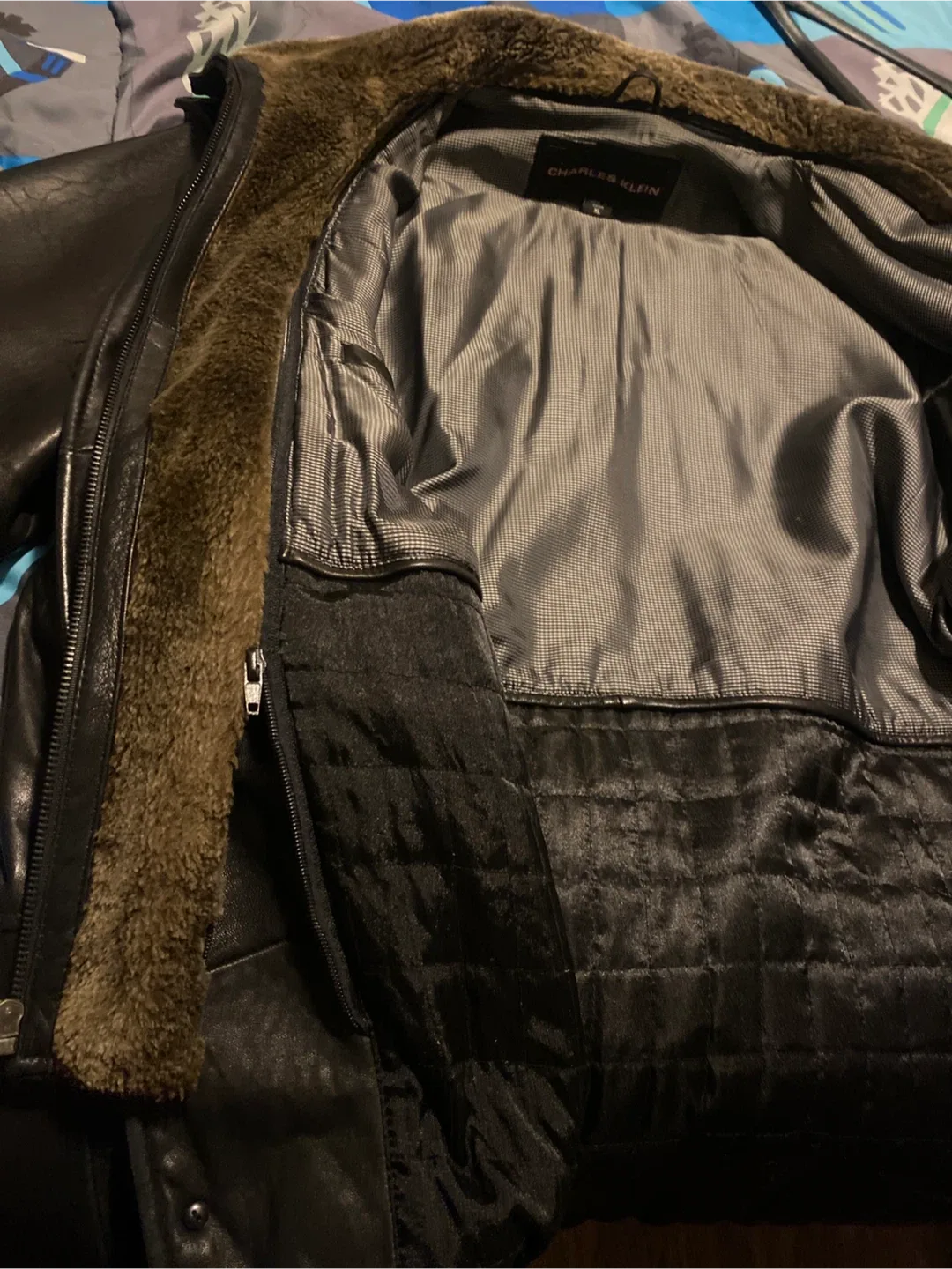 Charles Klein Leather Jacket (XL) image indicator(4)