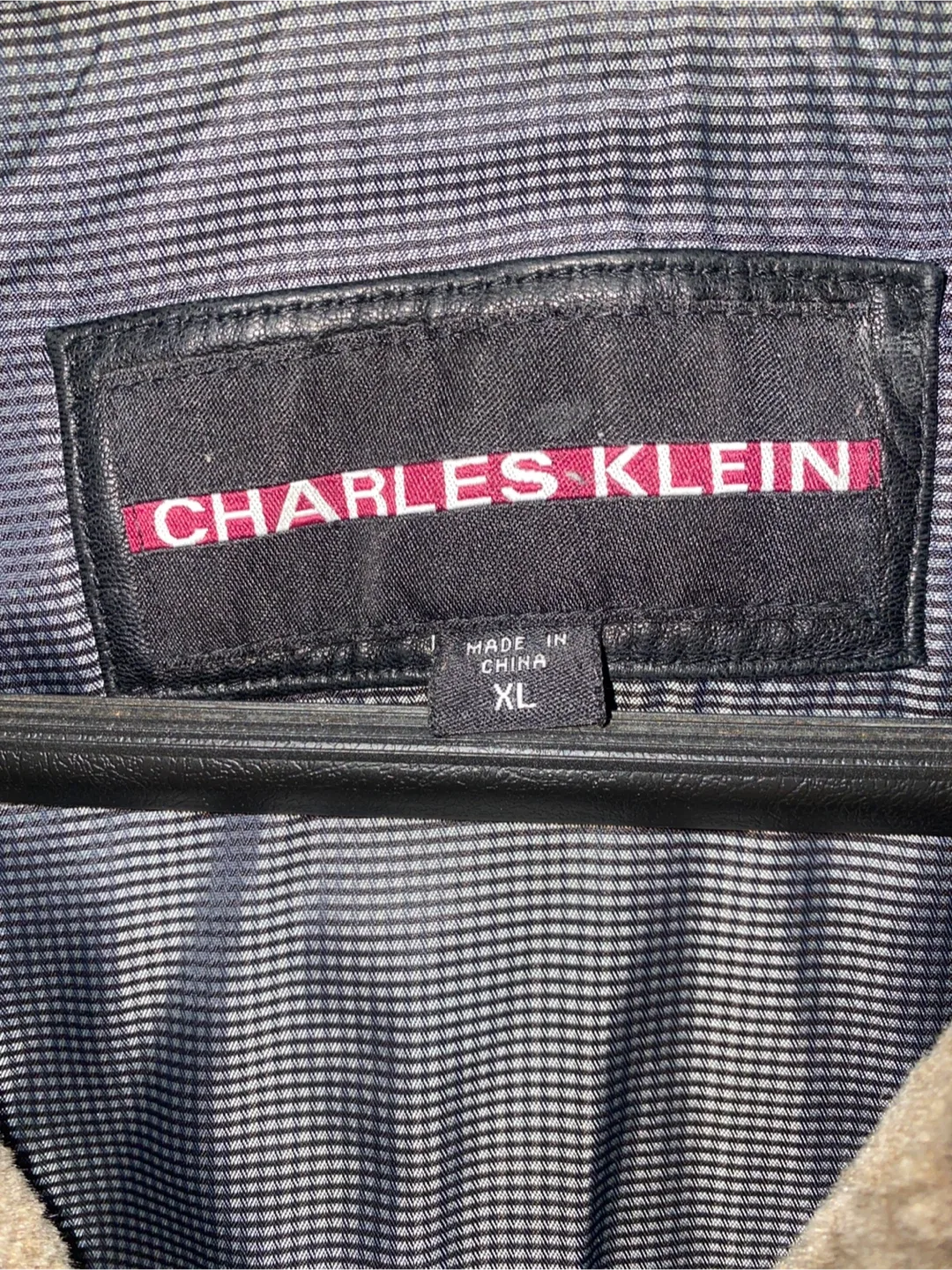 Charles Klein Leather Jacket (XL) image indicator(2)