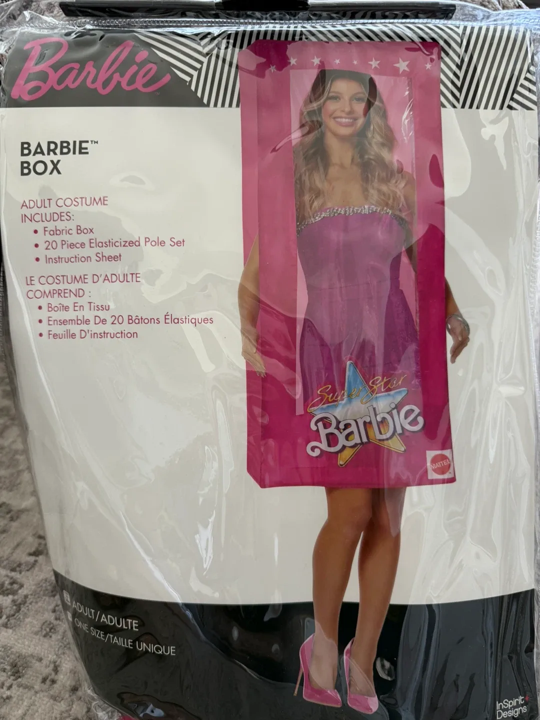 Barbie Box Adult Costume - One Size image indicator(2)