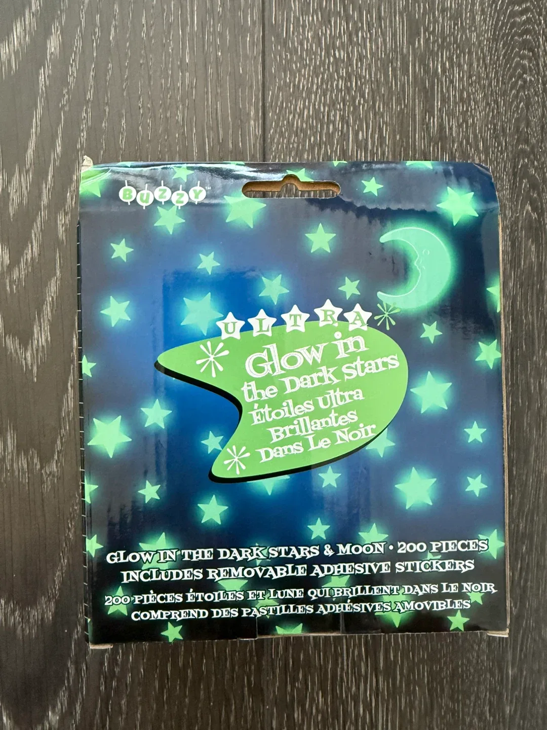 Buzzy Glow in the Dark Stars & Moon Stickers - New image indicator(3)