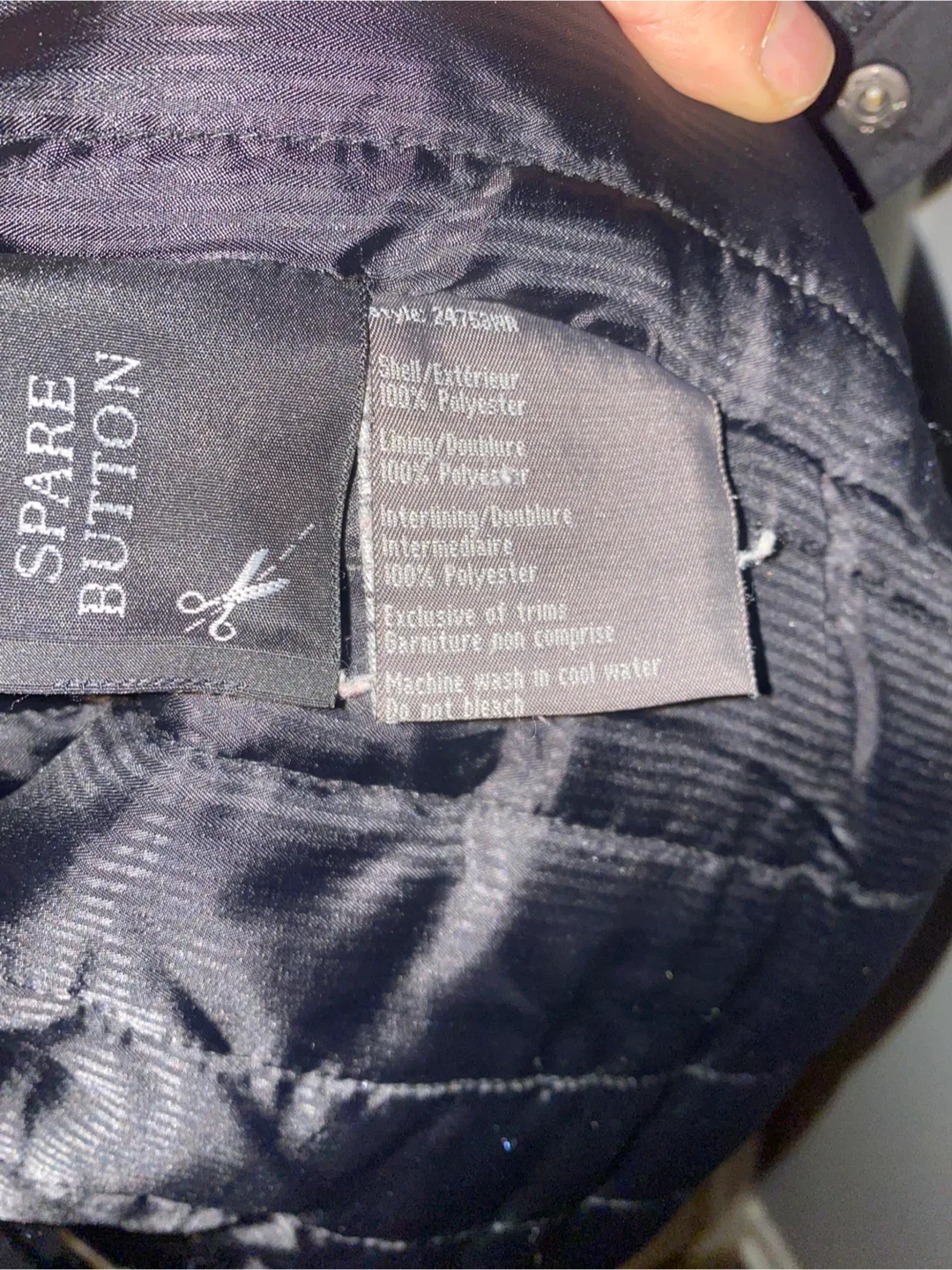 Dockers Black Winter Jacket - Large image indicator(3)