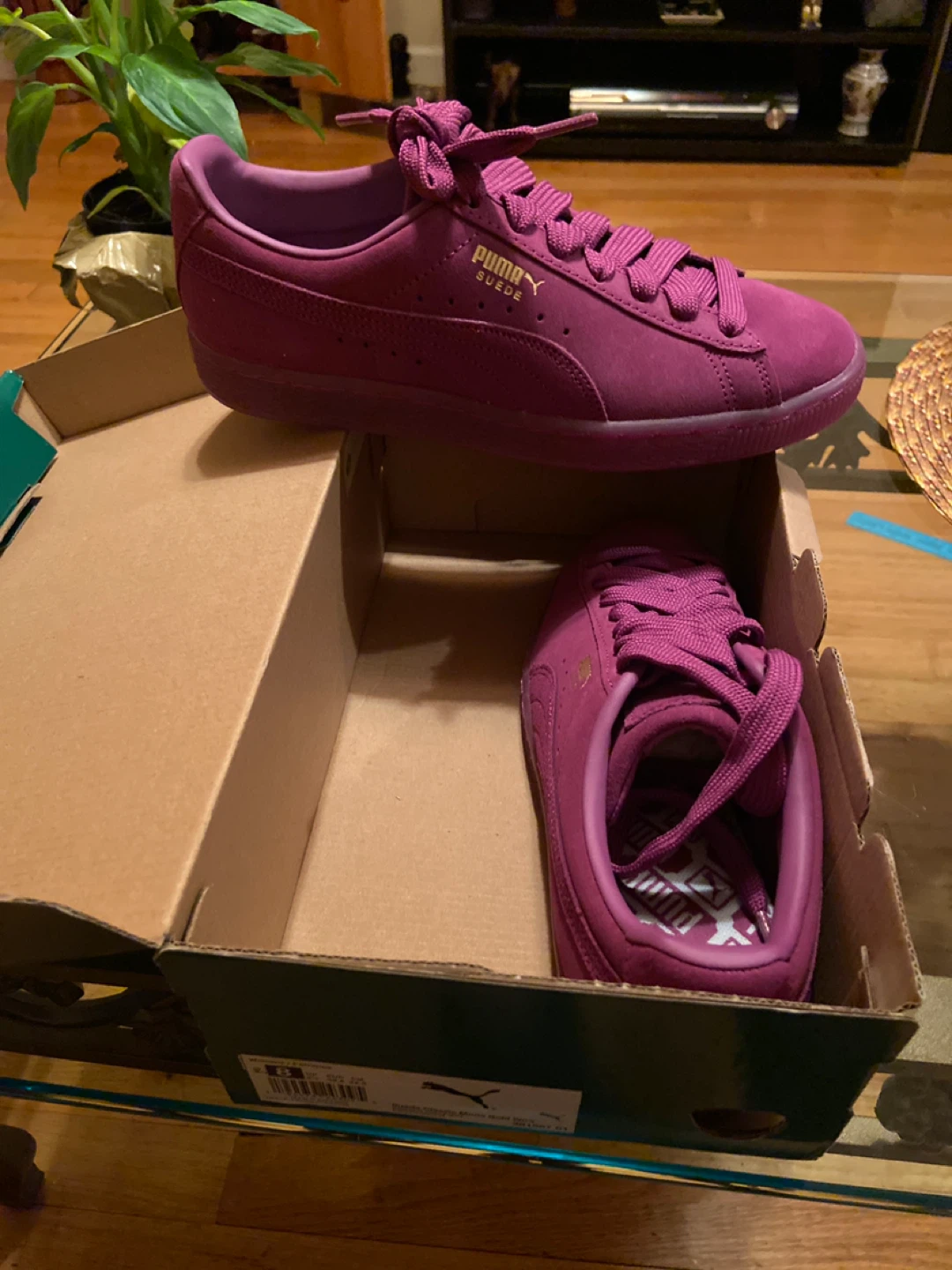 Puma Suede Maroon Sneakers