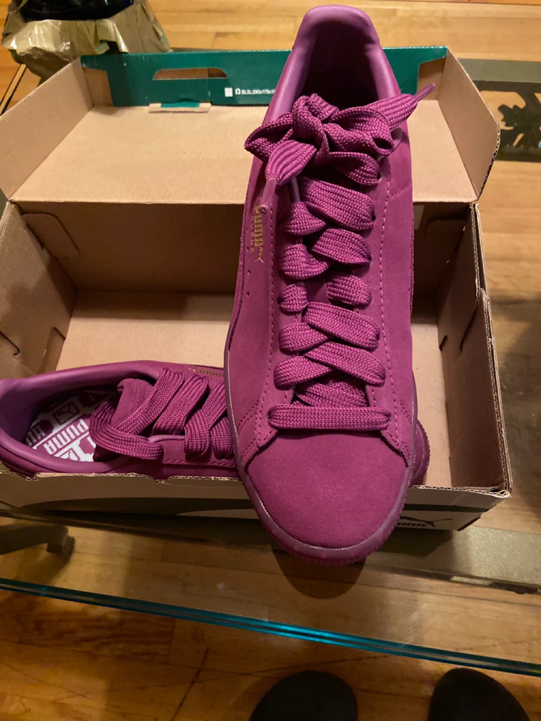 Puma Suede Maroon Sneakers - photo 2