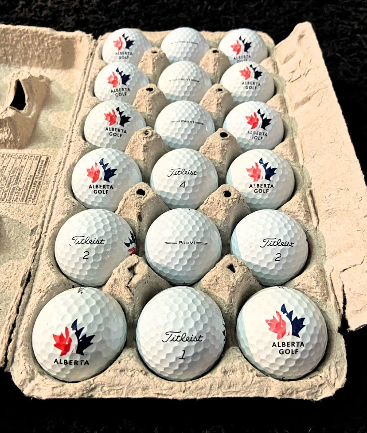 18 Titleist ProV1 Alberta Golf Edition Golf Balls - photo 2