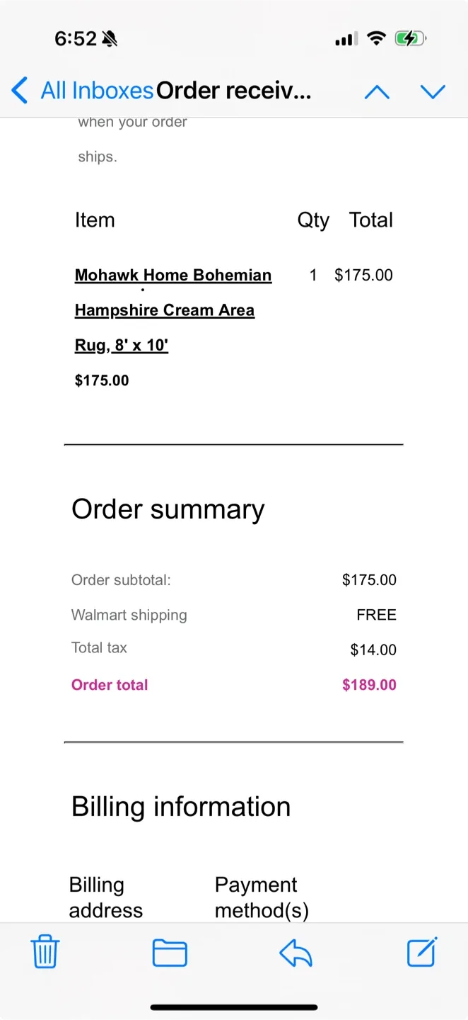 Mohawk Home Bohemian Hampshire Cream Area Rug 8' x 10' image indicator(4)