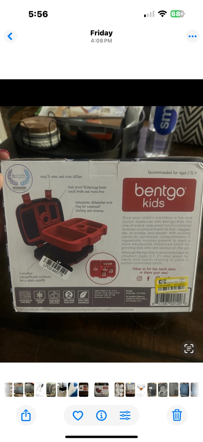 Bentgo Kids Durable Lunch Box Ages 3-7 - photo 2