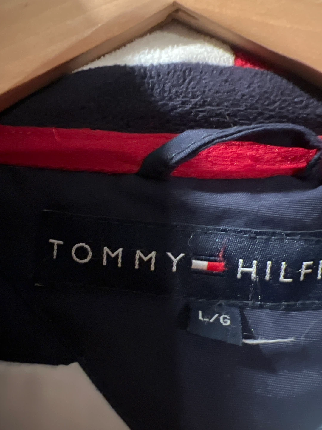 Tommy Hilfiger ski Jacket - Size L - Navy Blue and Red - photo 3