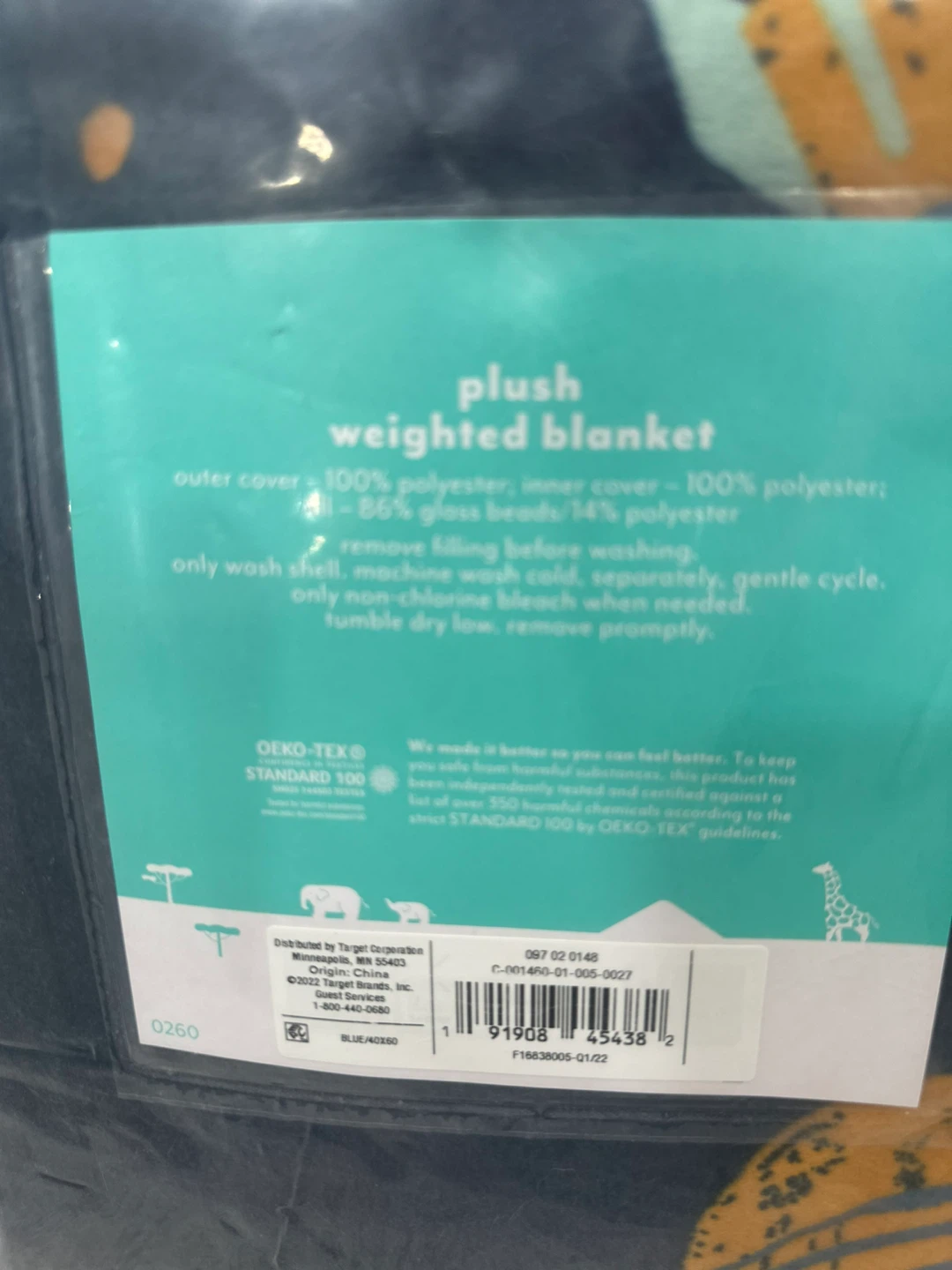 Pillowfort Plush Weighted Blanket 6lb - photo 5
