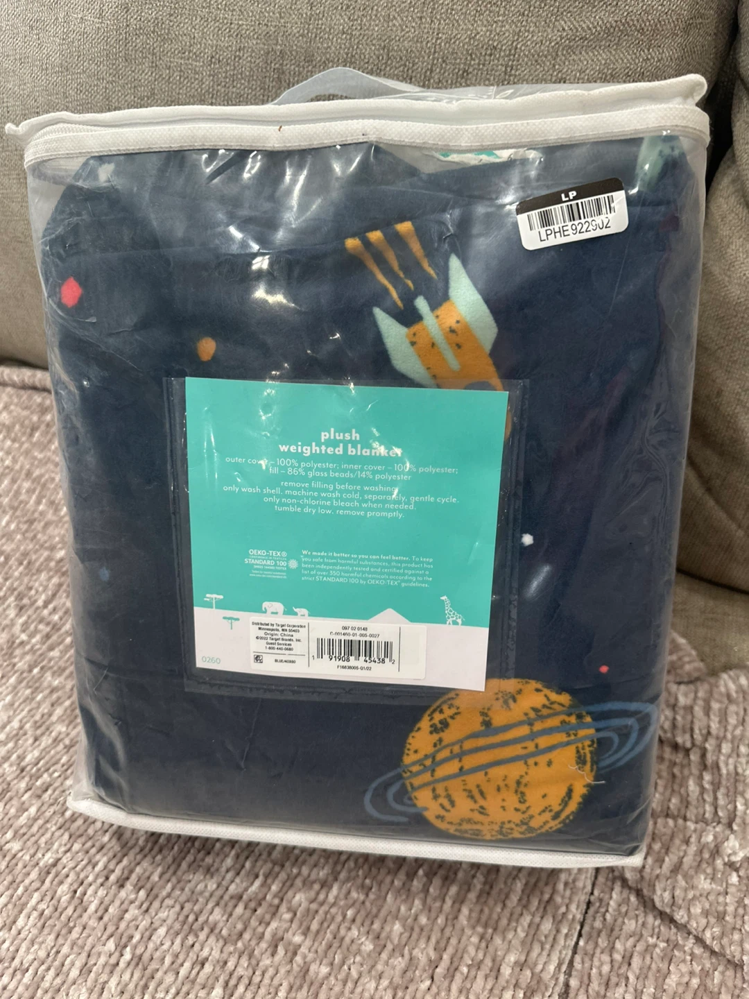 Pillowfort Plush Weighted Blanket 6lb - photo 2