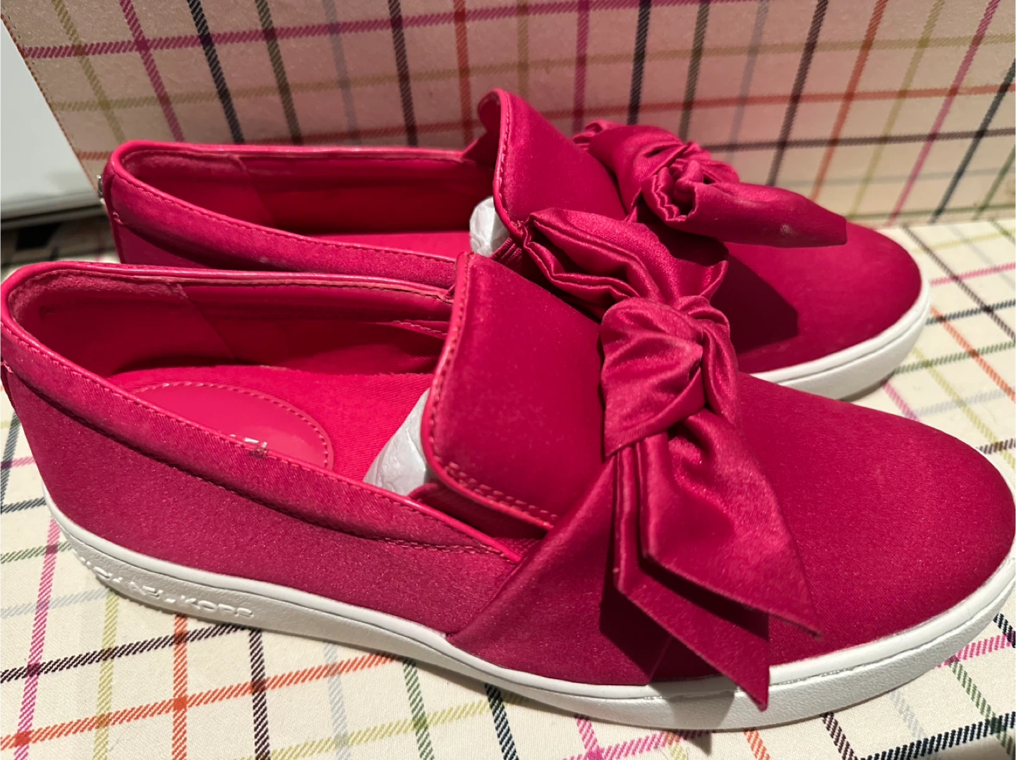 Michael Kors Pink Slip-On Sneakers size6
