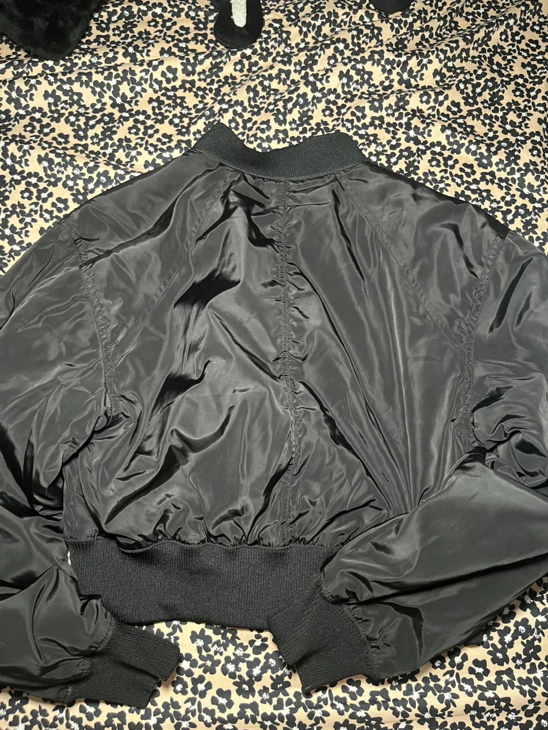 H&M Divided Black Bomber Jacket - Size S - photo 2