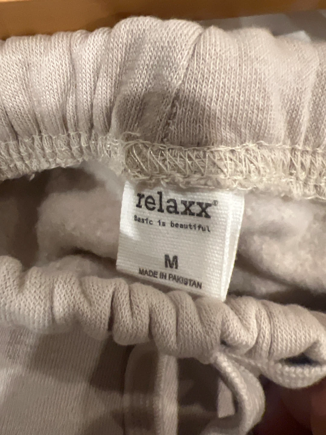 Relaxx Beige Cargo Sweatpants - Size M - New - photo 4
