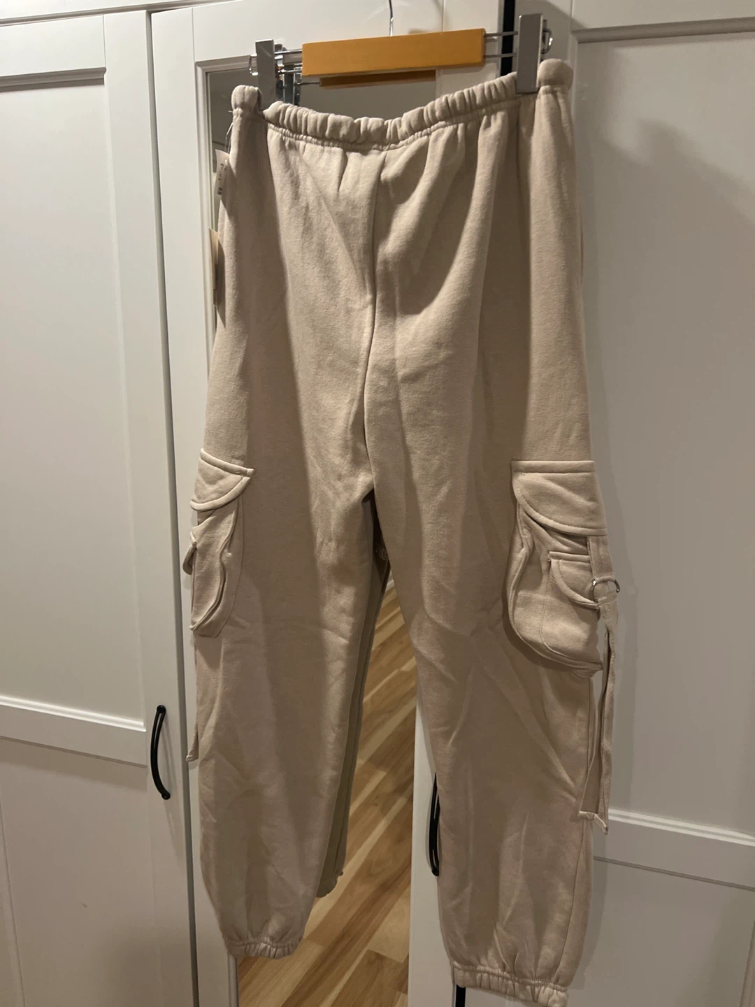 Relaxx Beige Cargo Sweatpants - Size M - New - photo 2