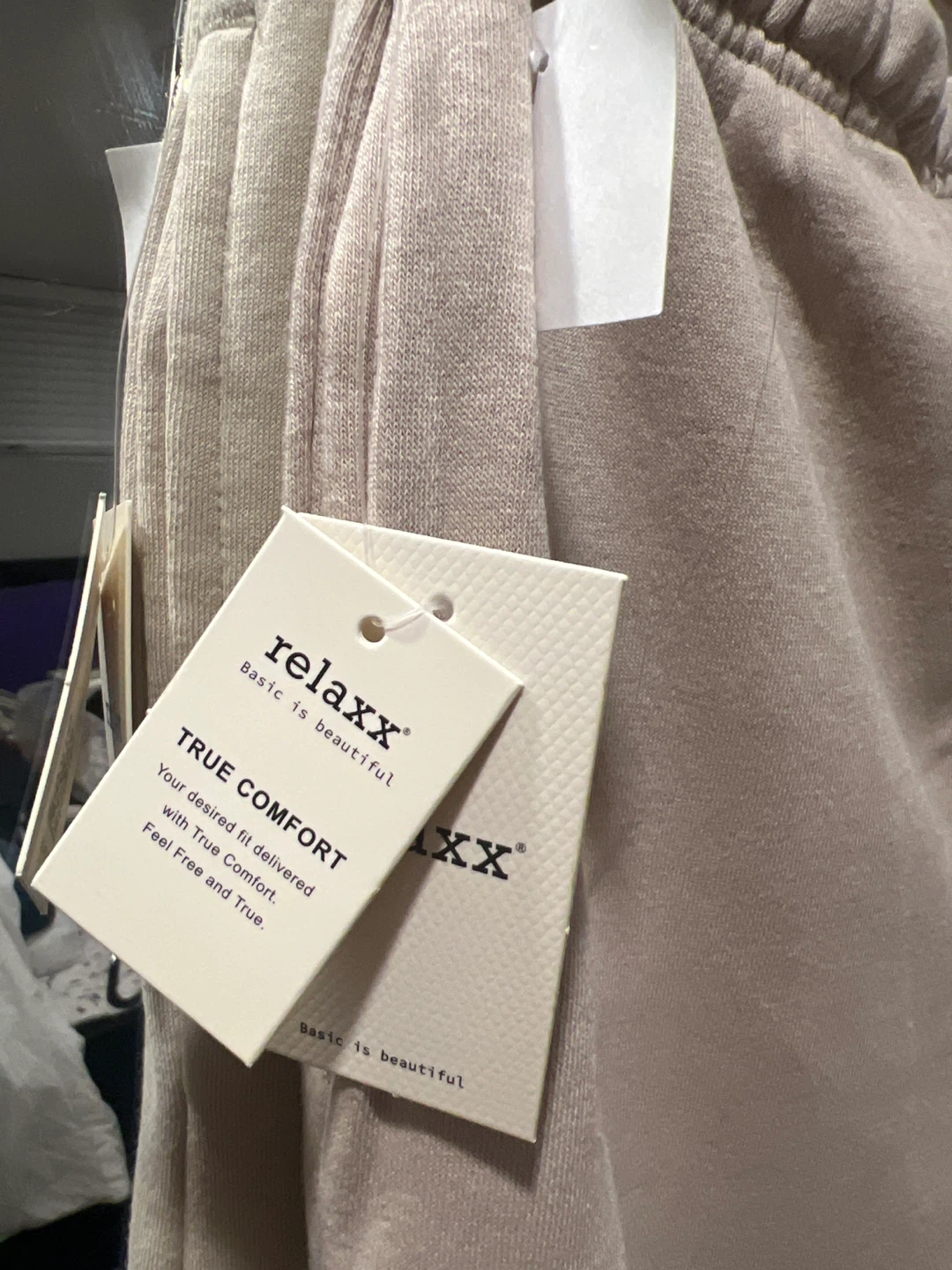 Relaxx Beige Cargo Sweatpants - Size M - New - photo 3