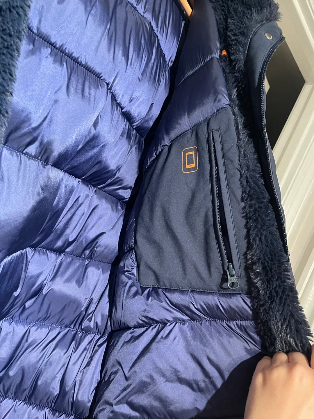 Save The Duck Women's Vegan Faux Fur Hooded Winter Parka image indicator(6)