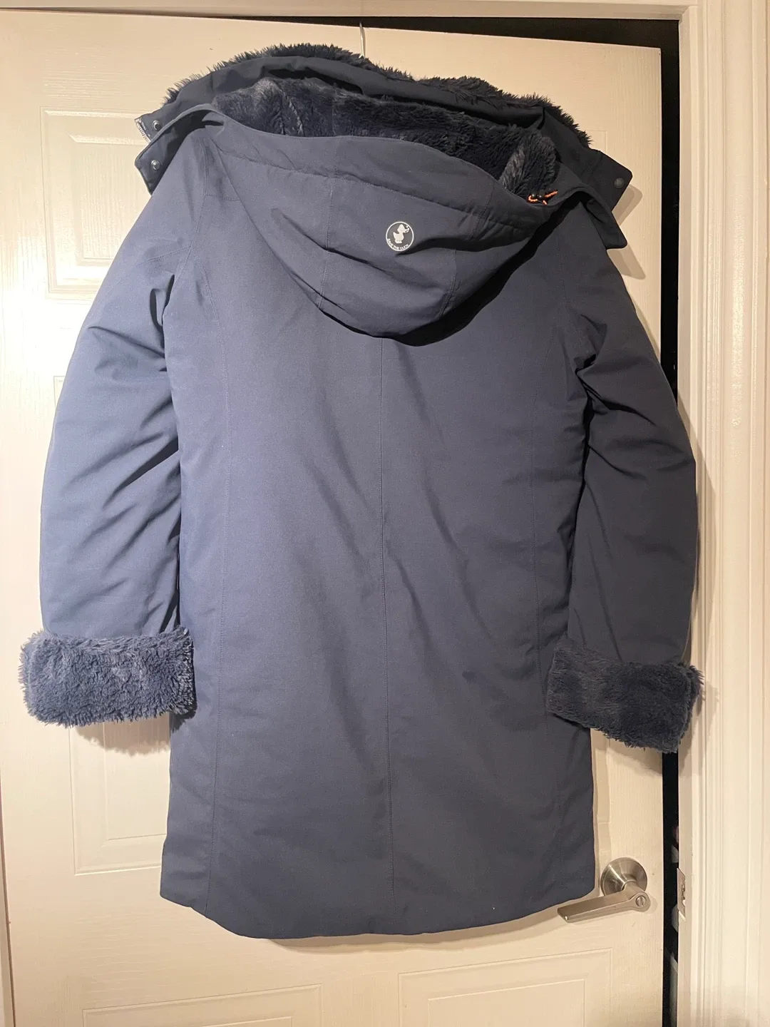 Save The Duck Women's Vegan Faux Fur Hooded Winter Parka image indicator(10)