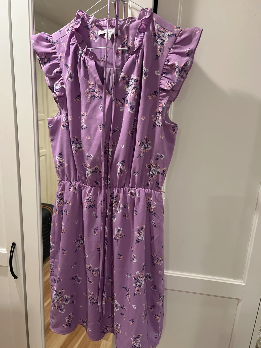 THML Purple Floral Dress - Size S