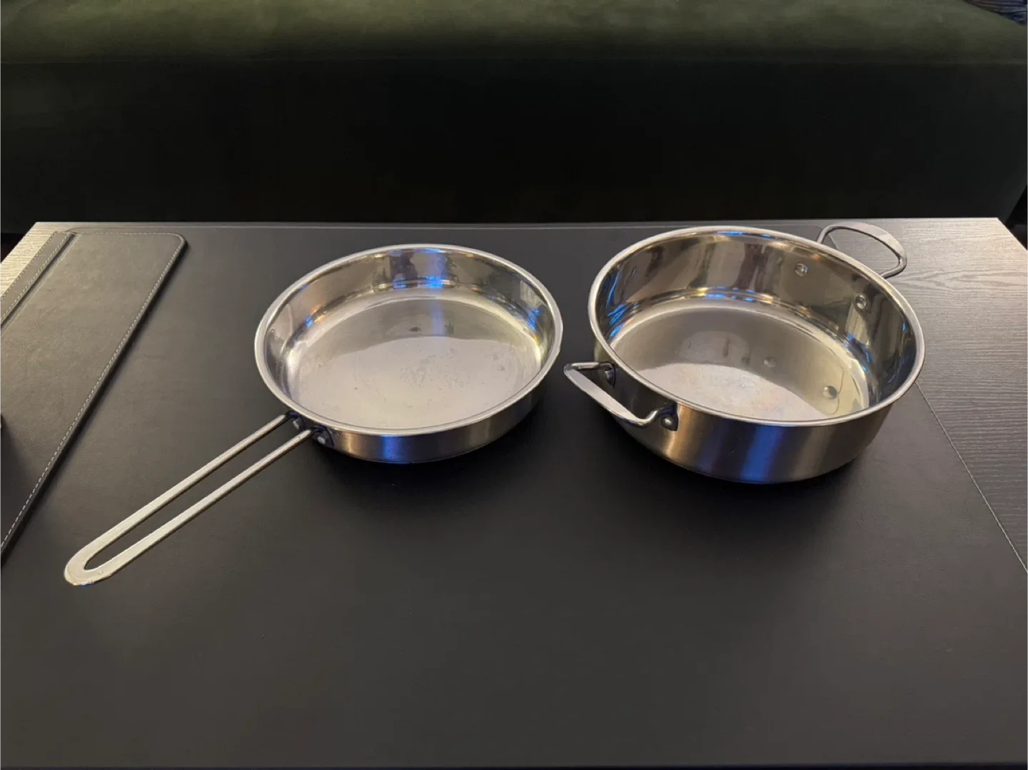 Stainless Steel Non-Toxic Pans - Set of 2 thumbnail