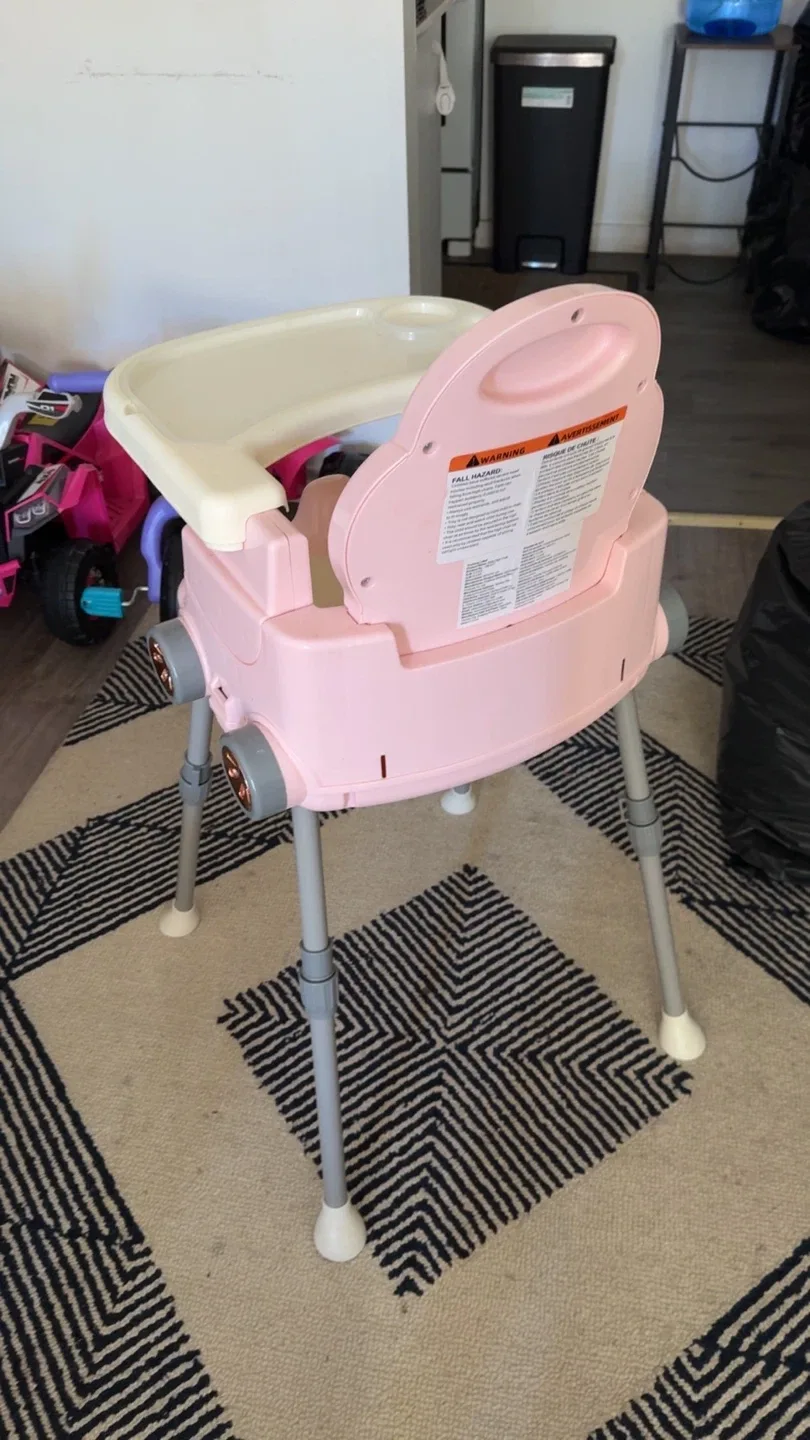 Pink Baby High Chair image indicator(4)