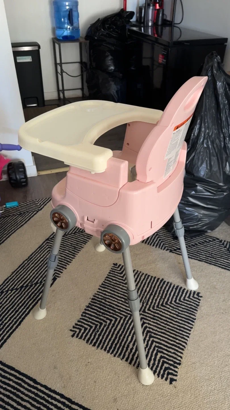 Pink Baby High Chair image indicator(3)