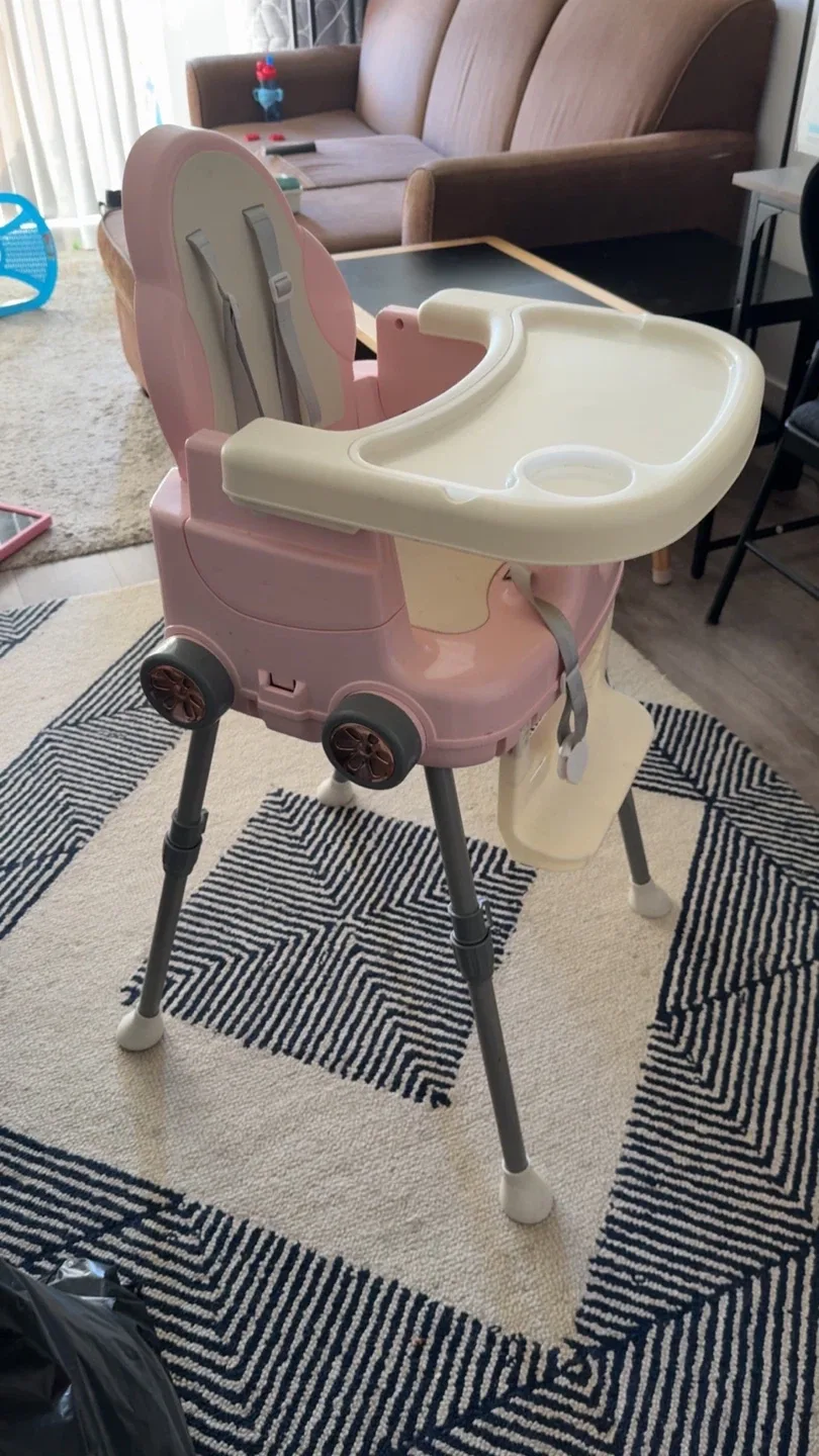 Pink Baby High Chair image indicator(2)