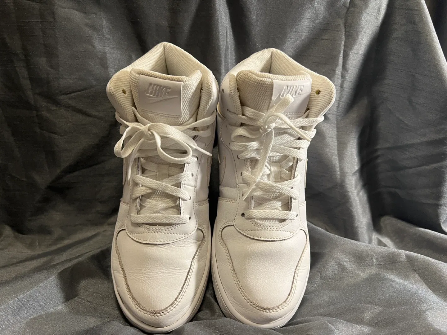 Nike Court Vision Mid White Sneakers image indicator(7)