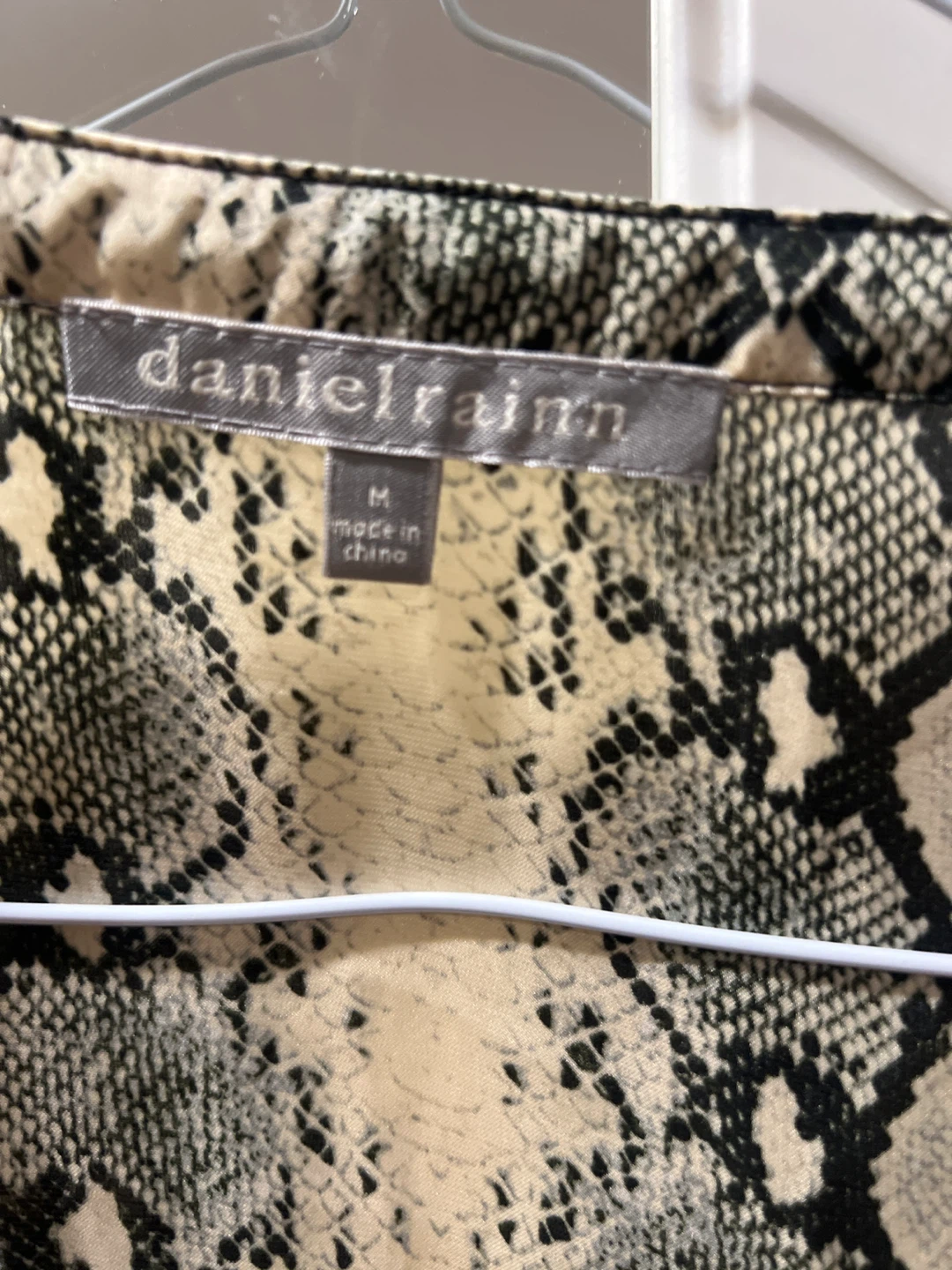 Daniel Rainn Snakeskin Print Blouse - Size M - photo 2