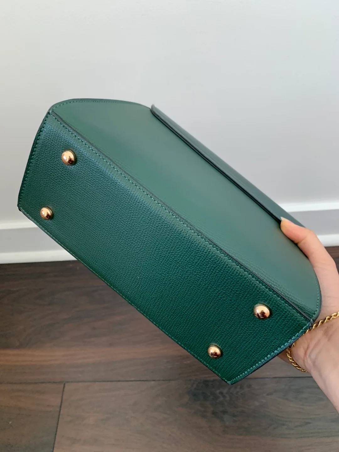 Dune London Green Top Handle Bag - perfect condition! image indicator(5)