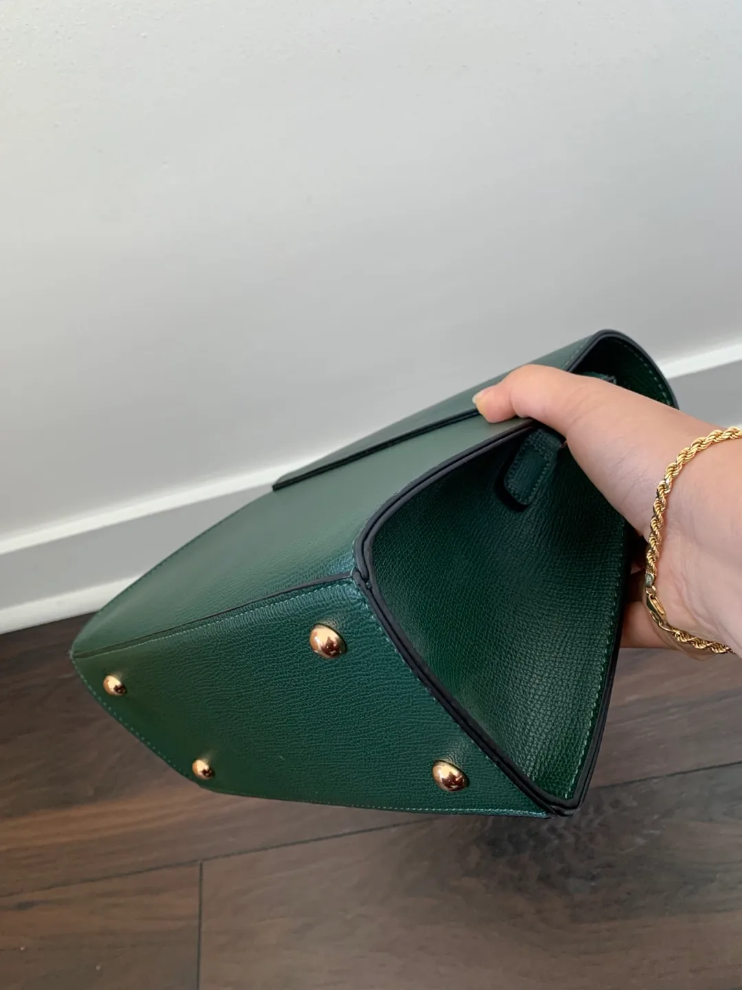 Dune London Green Top Handle Bag - perfect condition! image indicator(6)