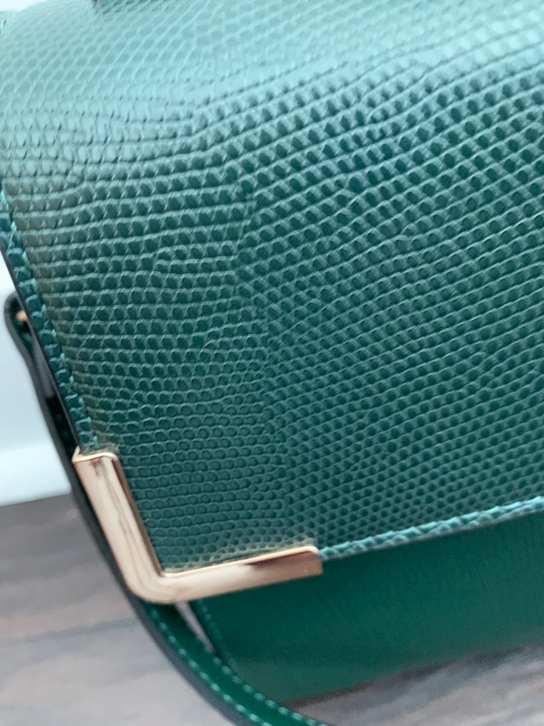 Dune London Green Top Handle Bag - perfect condition! image indicator(10)