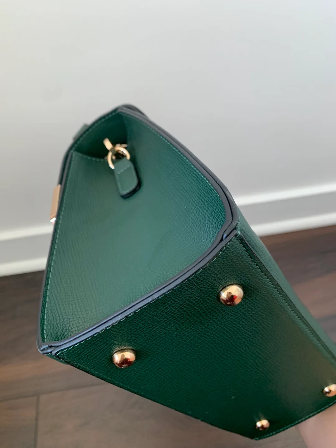 Dune London Green Top Handle Bag - perfect condition! image indicator(7)