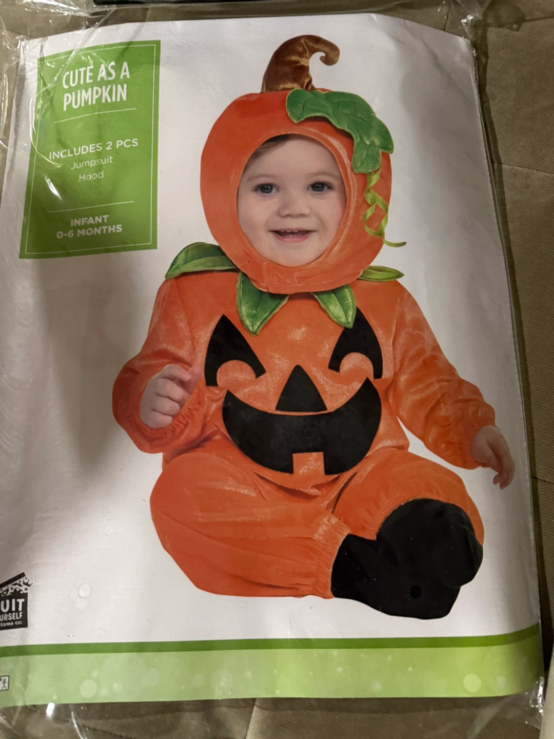 Cute As A Pumpkin Infant Costume (0-6 Months)