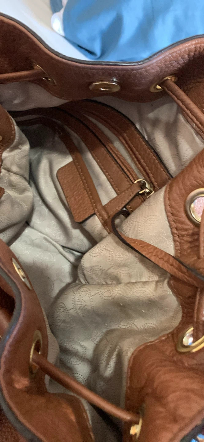 Michael Kors Brown Leather Bucket Bag - photo 4