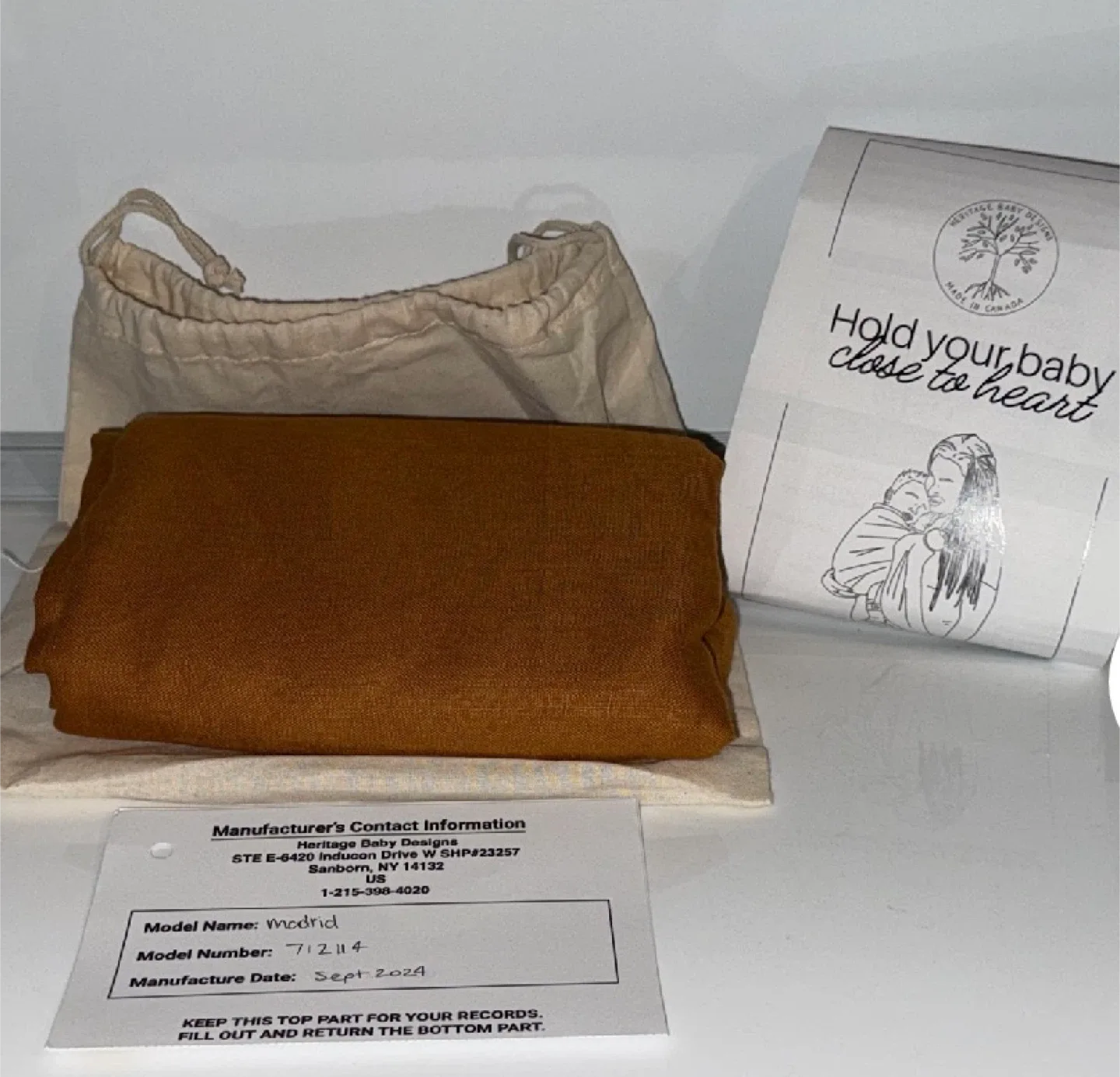 Heritage Baby Designs Madrid Sling image indicator(3)